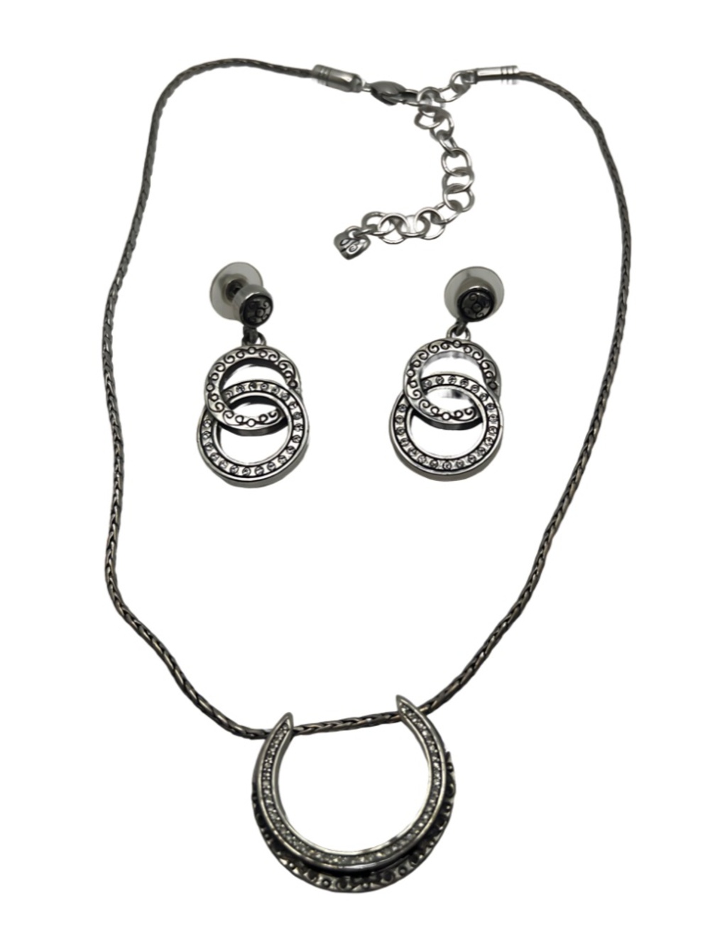 Brighton Necklace & Pierced Earrings Set Stardust Pattern